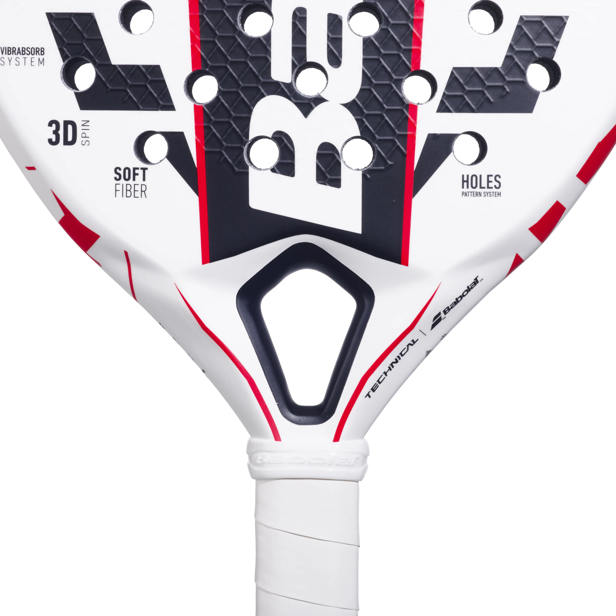 ⁦Tec Vertuo Juan Lebron 2025 Padel Racket - 150168⁩ - الصورة ⁦3⁩